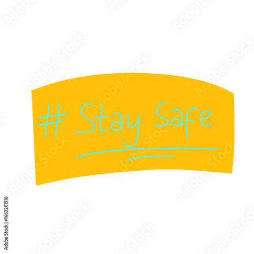 stay safe sticker