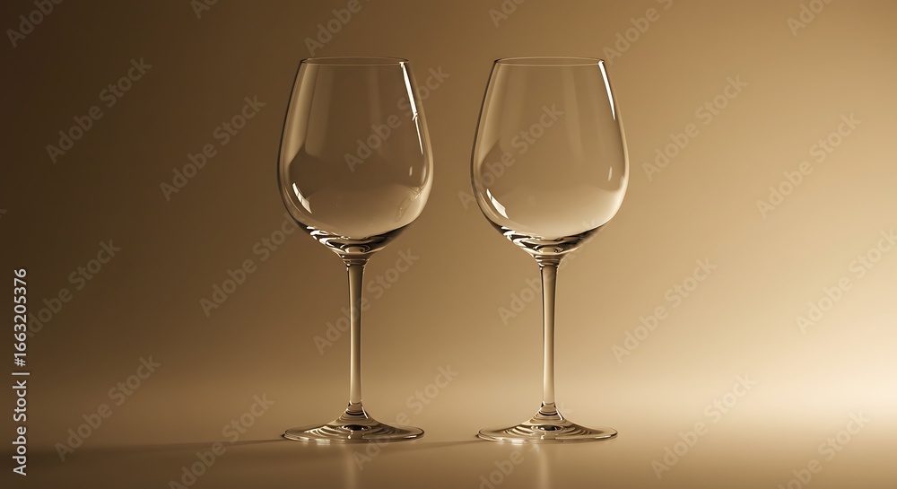 Two Elegant Champagne Flutes Under a Muted Light, Exuding Sophistication and Suggesting Celebratory Occasions and Refined Taste.