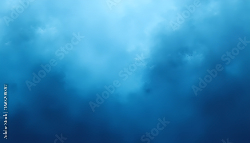 light rays in the blue sky