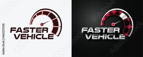 Speed car modification logo designs