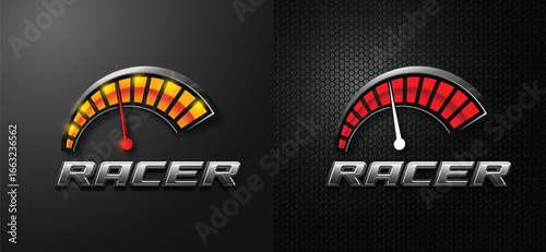 Speed car modification logo designs, race logo design
