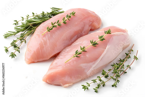 Title: Fresh Raw Chicken Fillets with Herbs and Ingredients chicken, chicken wings, chickens, baby chickens, chicken burger, barbeque chicken, bbq chicken, chicken wings