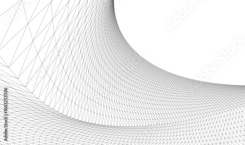abstract shape vector 3d illustration