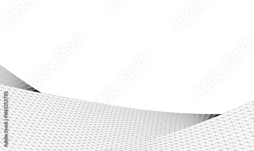 abstract shape vector 3d illustration