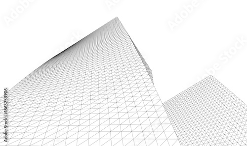 abstract shape vector 3d illustration