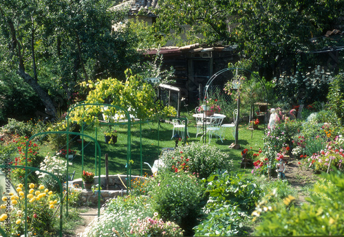 Obraz na plátne jardin fleuri