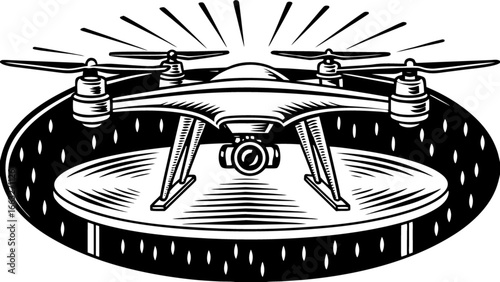 Drone photography aerial video footage unmanned vehicle quadcopter professional surveillance and delivery system