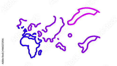 World map outline vector illustration global geography earth continents travel destinations infographic design