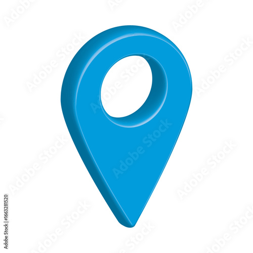Free Download 3d blue Map Pin Icon, GPS Location Marker, Geo Tag Pointer, 3d render design map pin Vector illustration, Location Symbol, Navigation Pin Eps10 on white Background. - GFXLoad