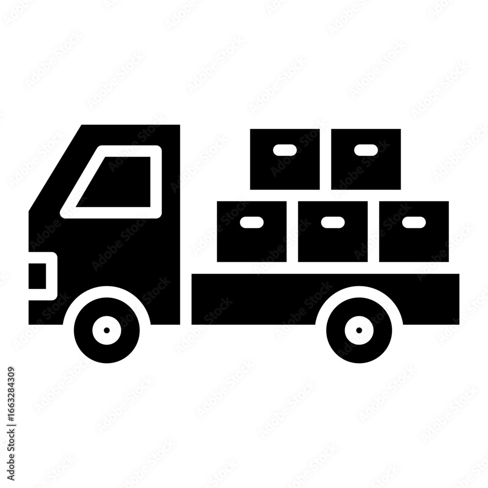 delivery truck icon delivery truck icon