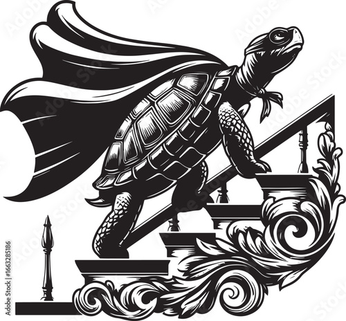 Vintage steam train traversing blooming cherry blossoms against a serene moonlit backdrop image