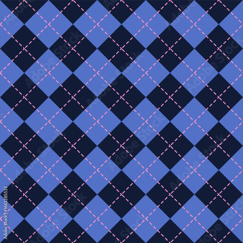 seamless background of argyle pattern
