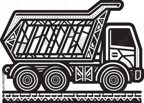 Intricate Black and White Line Art Depicting Serene Facial Treatment and Wellness