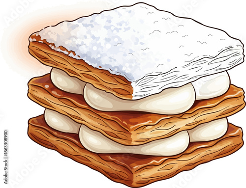 The Thousand Layers A Mille-Feuille Sketch