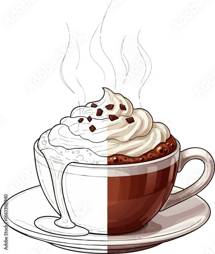 The Winter Warmer A Hot Chocolate Sketch