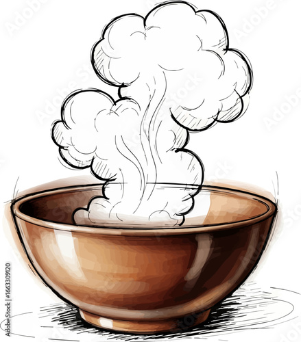 The Aroma of Cooking A Steam Sketch