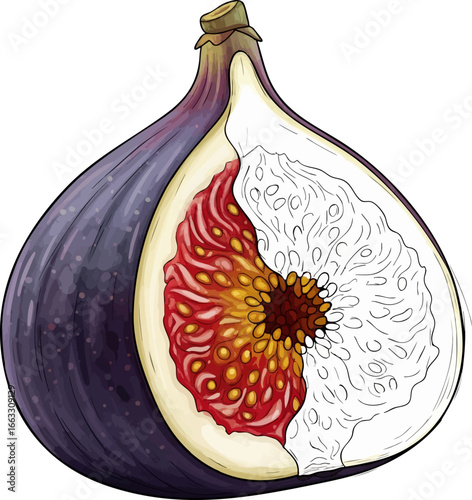 The Ancient Fruit A Fig Sketch