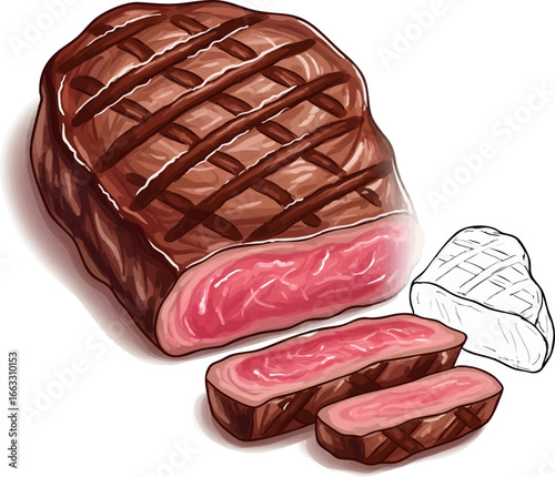 The Perfect Sear A Grilled Steak Sketch