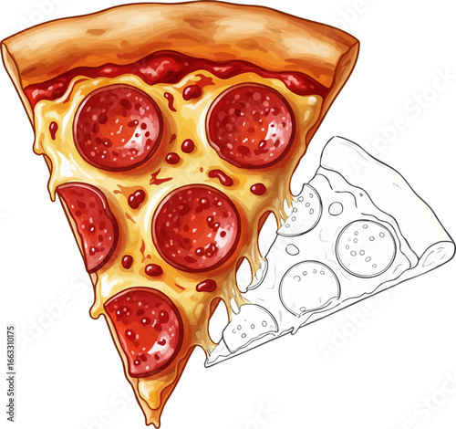 The Perfect Slice Pizza Sketch to Reality