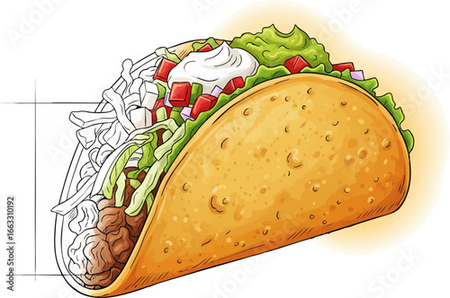 The Perfect Taco A Taco Sketch