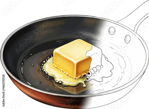 The Sizzle of Butter A Melting Butter Sketch