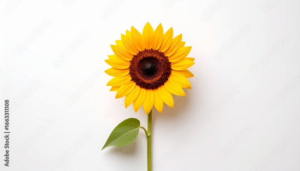Obraz premium sunflower isolated on white