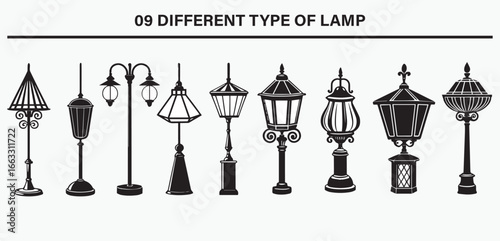 Modern Lamp Silhouette