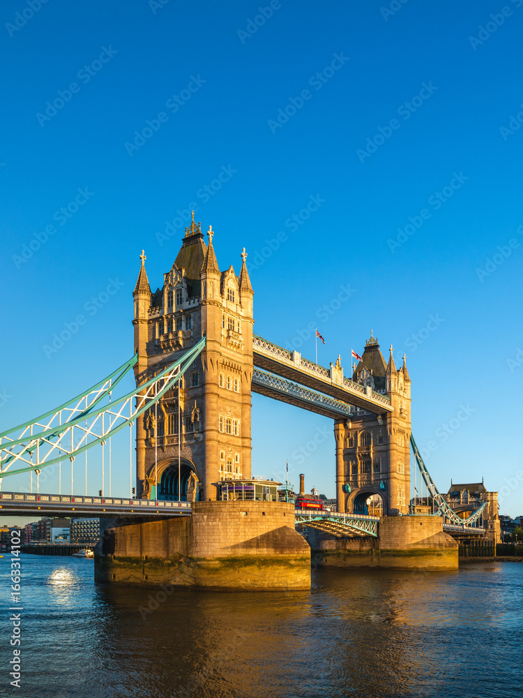 Obraz premium Tower Bridge by River Thames in London, England, UK