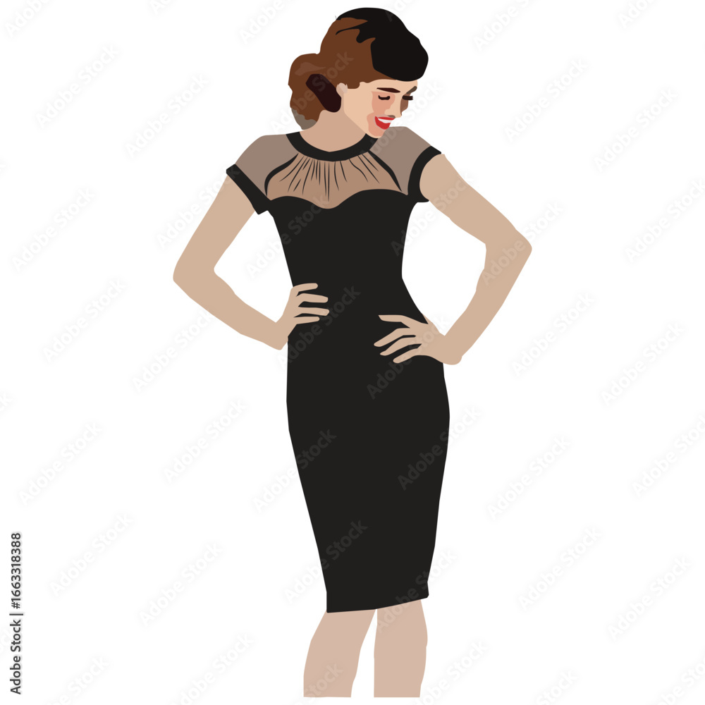 Fototapeta premium Ladies's Fashion Clothes, Women's Fashion Shopping Vector Artwork This is an EPS File