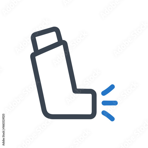 Asthma Inhaler Icon