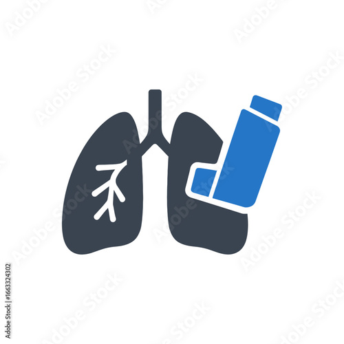 Asthma Treatment Icon