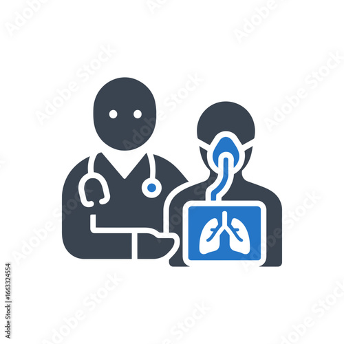 Pulmonologist Examination Icon