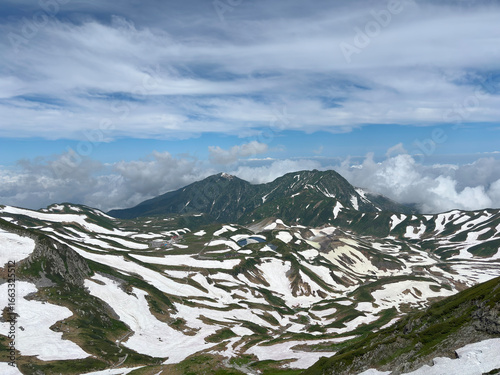 残雪の室堂平