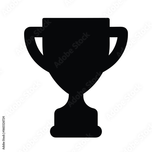 Trophy icon. Trophy cup, winner cup, victory cup icon. Reward symbol sign for web and mobile.