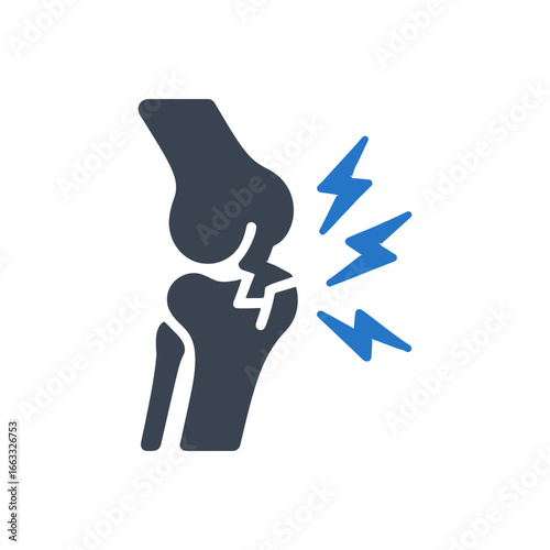 Knee Fracture Injury icon