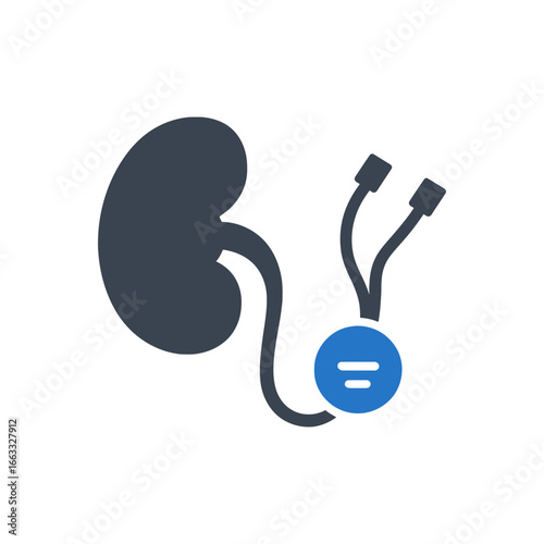 Renal Health Stethoscope Icon