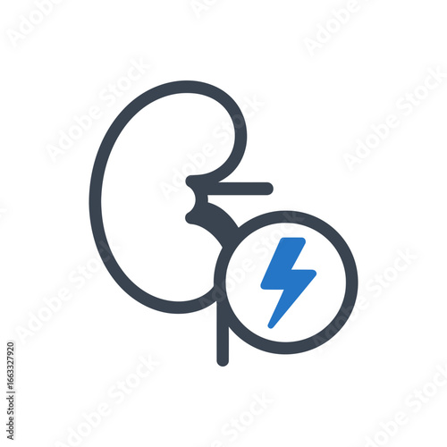 Kidney Pain Sensation Icon