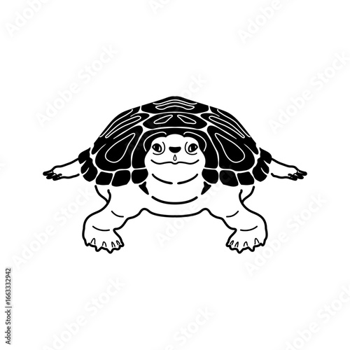 カメのデザインイラスト