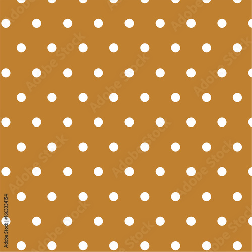 retro polka dots background brown color
