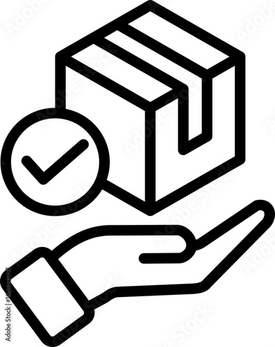 Warehouse Inventory Vector Icon Set | Adjustable Line Weight | Storage, logistics, delivery, packaging, barcode, forklift, shipping, pallet, stock, tracking, management, cargo, supply chain icons