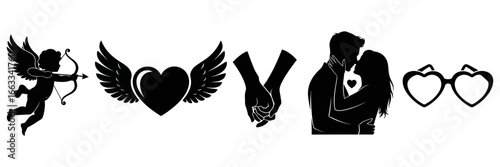 Love Symbols, Hearts, Kiss, Cupid, Relationship