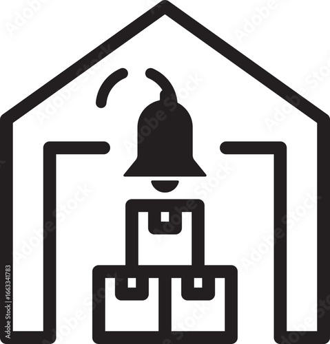 Warehouse Inventory Vector Icon Set | Adjustable Line Weight | Storage, logistics, delivery, packaging, barcode, forklift, shipping, pallet, stock, tracking, management, cargo, supply chain icons