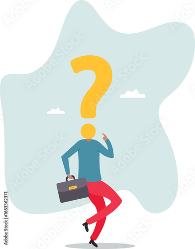 Anonymous businessman person, candidate or mention employee, who is this man, uncertainty, important person or unknown.about a man and his life.