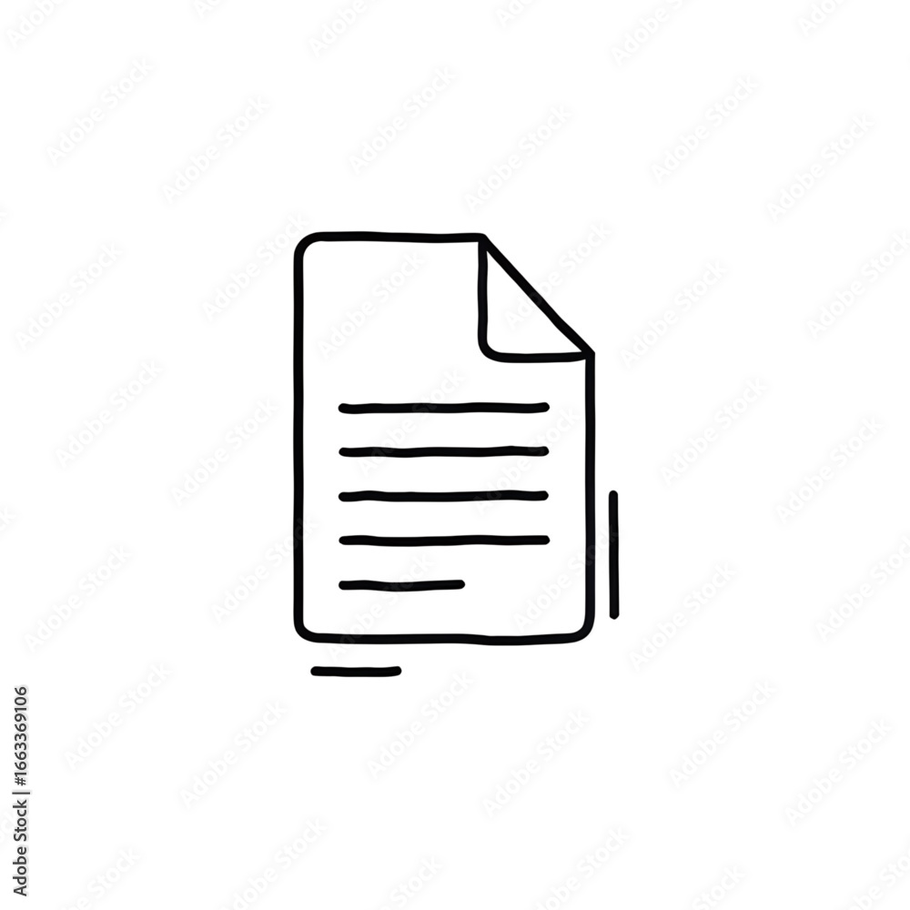 Essential Document Icon: Perfect for Website & App Design Essential Document Icon: Perfect for Website & App Design