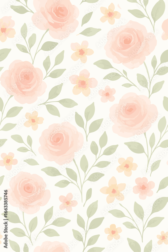 custom made wallpaper toronto digitalseamless floral pattern
