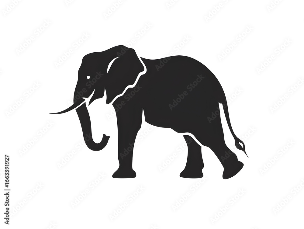 simple elephant silhouette simple elephant silhouette