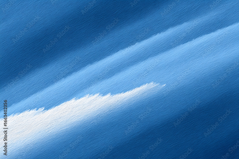 Obraz premium Blue and white abstract background with diagonal brush stroke texture and modern gradient.