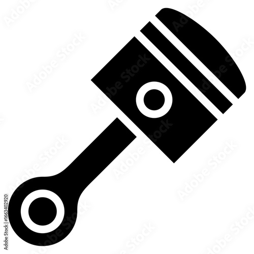 Piston  Icon Element For Design
