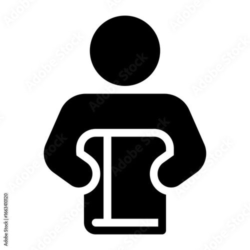 book glyph icon