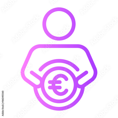 income gradient icon
